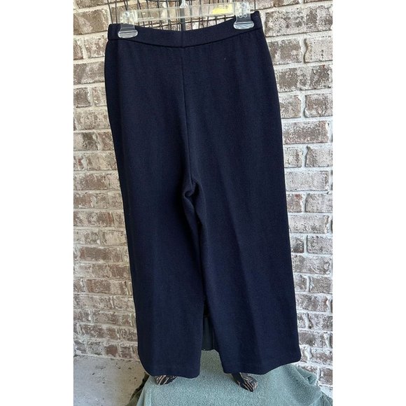 St John Collection Pants Size 10  Black Elastic Stretch Waist High Rise … - Picture 2 of 11